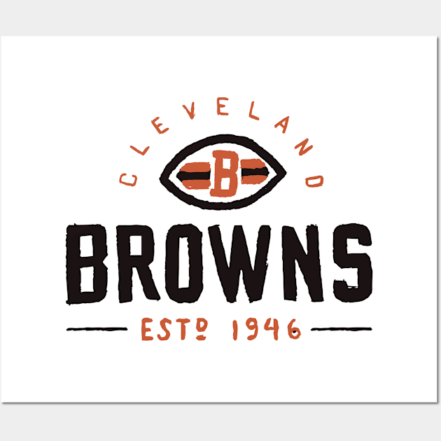 Cleveland Broooowns 04 Wall Art by Very Simple Graph